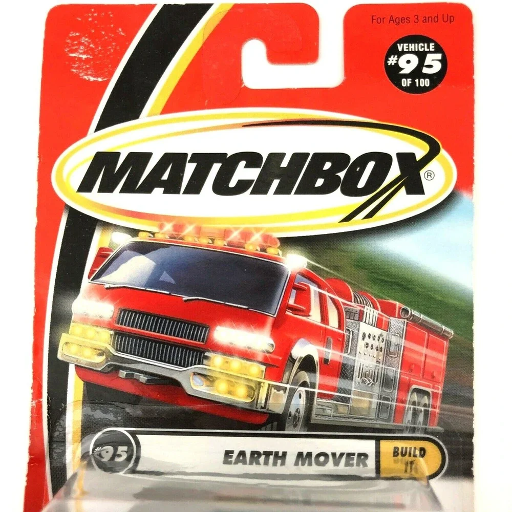Matchbox Build It Earth Mover Dump Truck 95 Blue Diecast 1/64 Scale Construction
